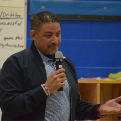  Bengie Molina speaks at Jamestown Elementary